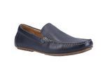 Hush Puppies Ralph Leer Heren Navy Bootschoenen