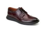 Base London Flight 25 Heren Brogues Schoenen Van Leer In Bordeauxkleur