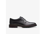Burchill Derby schwarze Lederschuhe
