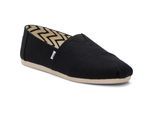 TOMS Alpargata Classic Baumwoll Herren Schwarze Espadrilles