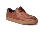 Base London Dalston Leder Herren Braune Mokassins Schuhe