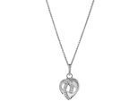 Orphelia 'Amore' Damen-Anhänger aus 925er Sterlingsilber mit Kette – Silber ZH-7577