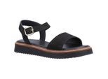Hush Puppies Cassie Nubuck Damen Schwarze Sandalen