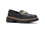 Hush Puppies Jodie Leder Damen Schwarz Slipper