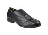 Hush Puppies Kada Senior Leren Meisjes Zwarte Brogues