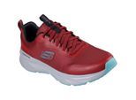 Skechers Edgeride Rekze Textiel Heren Burgundy/Grey Trainers