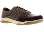 Hush Puppies finley Leder Herren Freizeitschuhe braun