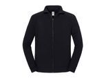 Fruit of the Loom Unisex Volwassen Iconic Premium Sweat Jacket (Zwart)