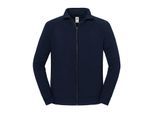Fruit of the Loom Unisex Volwassen Iconic Premium Sweaterjack (Diep Marineblauw)
