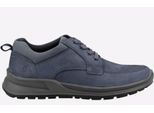 Hush Puppies Adam Nubuck Heren Marineblauwe Veterschoenen
