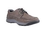 Hush Puppies Tucker Veterschoenen voor Heren van Grijs Nubuckleer
