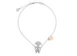 Orphelia 'Lyra' Damen Armband aus 925er Sterling Silber - Silber/Rosé ZA-7390