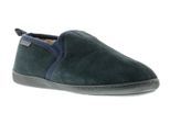Hush puppies arnold leren heren pantoffels marineblauw