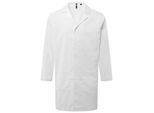 Premier Mannen Essentiële 3 Pocket Werkjas (Wit)