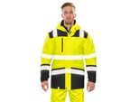 SAFE-GUARD by Result - Softshelljacke Zum Bedrucken für Herren - Sicherheit (Fluoreszierendes Gelb/Schwarz)