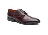 Base London Steeple Brogue Leer Heren Burnt Brown Brogues Schoenen
