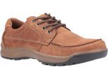 Hush Puppies Tucker Leren Heren Tan Nubuck Veterschoenen