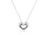 Orphelia Damen-Kette aus 925er Sterlingsilber mit Anhänger, Silber/Schwarz, ZH-4659