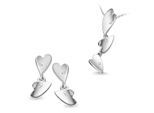 Orphelia Dames 925 Sterling Zilver Set: Ketting-Hanger + Oorbellen - Zilver SET-5011