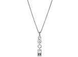 Orphelia 'Madelyn' Damen-Anhänger aus 925er Sterlingsilber mit Kette – Silber ZH-7583