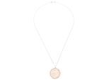 Orphelia Damen-Kette aus 925er Sterlingsilber mit Anhänger – Silber/Rose ZK-7180/1