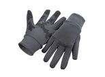 Beechfield - Sports Tech Handschuhe, Softshell (Graphitgrau)