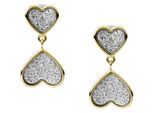 Fossil Schmuck 'Sutton' Damen Ohrstecker aus Edelstahl - Gold JF03939710