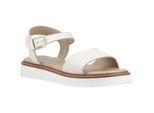 Hush Puppies Cassie Nubuck Damen Creme Sandalen