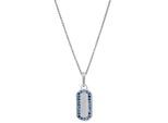 Orphelia 'Malaga' Damen-Anhänger aus 925er Sterlingsilber mit Kette – Silber ZH-7573