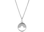 Orphelia 'Tista' Damen-Anhänger aus 925er Sterlingsilber mit Kette – Silber ZH-7586