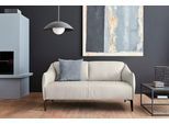 2-Sitzer W.SCHILLIG "sally Designsofa, Loungesofa, bequem, schmale Armlehnen, Breite 154cm", weiß (weiß z59), B:154cm H:78cm T:84cm, Longlife Xtra-Leder Z59: Glattleder mit modischer Prägung. Hautstärke 0, 9 - 1, 1 mm., Sofas, 2-Sitzer, mit Metall-Winkelfüßen in Bronze pulverbeschichtet, Breite 154 cm