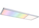 PAULMANN LED Panel "Atria Shine 4000K IP20 RGBW eckig", grau (chromfarben), 1, H: 2,8cm, 1 Stk., Leuchten, Backlight, LED Panel