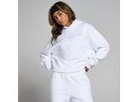 MP Damen Basics Oversize-Kapuzenpulli – Weiß - L