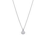 Kette mit Anhänger LADY, silber (silber 925), Halsketten, Damen, N-Groesse, Silber 925 (Sterlingsilber)