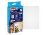 Fliegengitter-Gewebe TESA "Premium für Fenster, Insektenschutz mit Klettband", weiß (rahmen: weiß gewebe: weiß), B:130cm H:130cm, Insektenschutzgitter, Fliegengitter-Gewebe, selbstklebende Insektenschutz - 130 cm x 130 cm