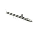GARDINENSTANGE INNENLAUF Sonius Samanto 180 cm, 1-läufig, 20 mm Ø Edelstahl-Optik