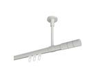 GARDINENSTANGE INNENLAUF Sonette Elanto 540 cm (geteilt in 3 x 180 cm), 1-läufig, 20 mm Ø Weiß