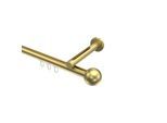 GARDINENSTANGE INNENLAUF Siteno Luino 600 cm (geteilt in 3 x 200 cm), 1-läufig, 20 mm Ø Messing-Optik