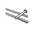 GARDINENSTANGE INNENLAUF Platon Elanto 100 cm, 2-läufig, 20 mm Ø Chrom