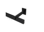 GARDINENSTANGE INNENLAUF Smartline Lox 360 cm (geteilt in 2 x 180 cm), 1-läufig, 14x35 mm Schwarz
