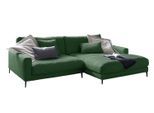 ECKSOFA CARA Smaragdgrün Cord