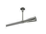 GARDINENSTANGE Sonette Tanara 120 cm, 1-läufig, 20 mm Ø Edelstahl-Optik