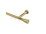 GARDINENSTANGE INNENLAUF Siteno Sitra 240 cm (geteilt in 2 x 120 cm), 1-läufig, 20 mm Ø Messing-Optik