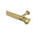 GARDINENSTANGE INNENLAUF Siteno Luino 300 cm (geteilt in 3 x 100 cm), 2-läufig, 20 mm Ø Messing-Optik