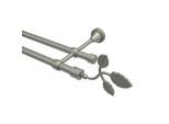 GARDINENSTANGE Primus Alessia 160 cm, 2-läufig (ohne Ringe), 16 mm Ø Chrom matt