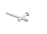 GARDINENSTANGE Prestige Estana 600 cm (geteilt in 3 x 200 cm), 1-läufig (ohne Ringe), 20 mm Ø Weiß