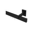 GARDINENSTANGE INNENLAUF Smartline Lox 200 cm, 1-läufig, 14x35 mm Schwarz