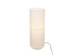 Collett's Monde Stehleuchte, Beige, Metall, Kunststoff, Textil, zylindrisch,zylindrisch, 83 cm, RoHS, CE, Fußschalter, Textilschirm, Lampen & Leuchten, Innenbeleuchtung, Stehlampen, Stehlampen