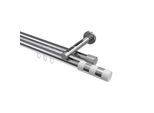 GARDINENSTANGE INNENLAUF Siteno Mavell 320 cm (geteilt in 2 x 160 cm), 2-läufig, 20 mm Ø Chrom