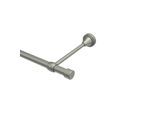GARDINENSTANGE Primus Lucan 200 cm, 1-läufig (ohne Ringe), 16 mm Ø Chrom matt
